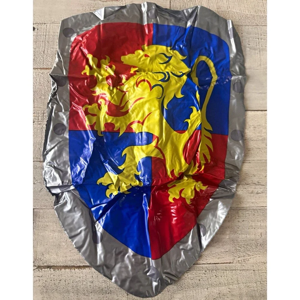 Inflatable Shield Coat of Arms Lion Crest Costume Prop
